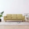 VidaXL 3-Sitzer-Sofa Stoff Grün -VidaXL 5a2c9d34 9dc9 4a19 b6ce 7251998fd196
