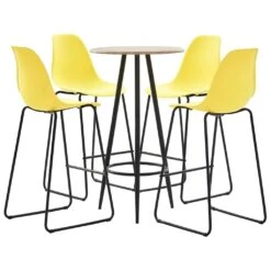 VidaXL 5-tlg. Bar-Set Kunststoff Gelb -VidaXL 5a814023 88d8 4e40 a12d 2e013452ef5d