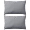 VidaXL Gartenkissen 2 Stk. 60 X 40 Cm Grau -VidaXL 5b9a0ea7 5b98 4e99 8815 e2c7414ca8e1 4