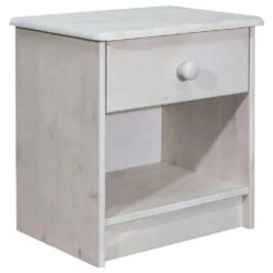 VidaXL Nachttisch Weiß 35,5x33,5x41,5 Cm Massivholz Kiefer -VidaXL 5ba57061 8bd0 40b5 9f33 d8052c3c51c7