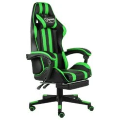 VidaXL Gaming-Stuhl Mit Fußstütze Schwarz Und Blau Kunstleder -VidaXL 5e06d8b6 22ea 496e 9abc c2797943c683