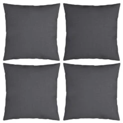 VidaXL Sofakissen 4 Stk. Anthrazit 40x40 Cm Stoff 13 VidaXL Sofakissen 4 Stk. Anthrazit 40x40 Cm Stoff -VidaXL 5ef6f596 89d7 4472 9970 01dd4259992b 3
