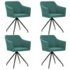 VidaXL Esszimmerstühle Drehbar 4 Stk. Grün Stoff 1 VidaXL Esszimmerstühle Drehbar 4 Stk. Grün Stoff -VidaXL 6052f0e7 8825 4b6d b3d9 c664d3f12d5d