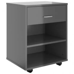Rollschrank Spanplatte V1 | VidaXL : Farbe - Hochglanz-Grau 11 Rollschrank Spanplatte V1 | VidaXL : Farbe - Hochglanz-Grau -VidaXL 610ec5c7 5940 408f b906 171a4d2a2de1