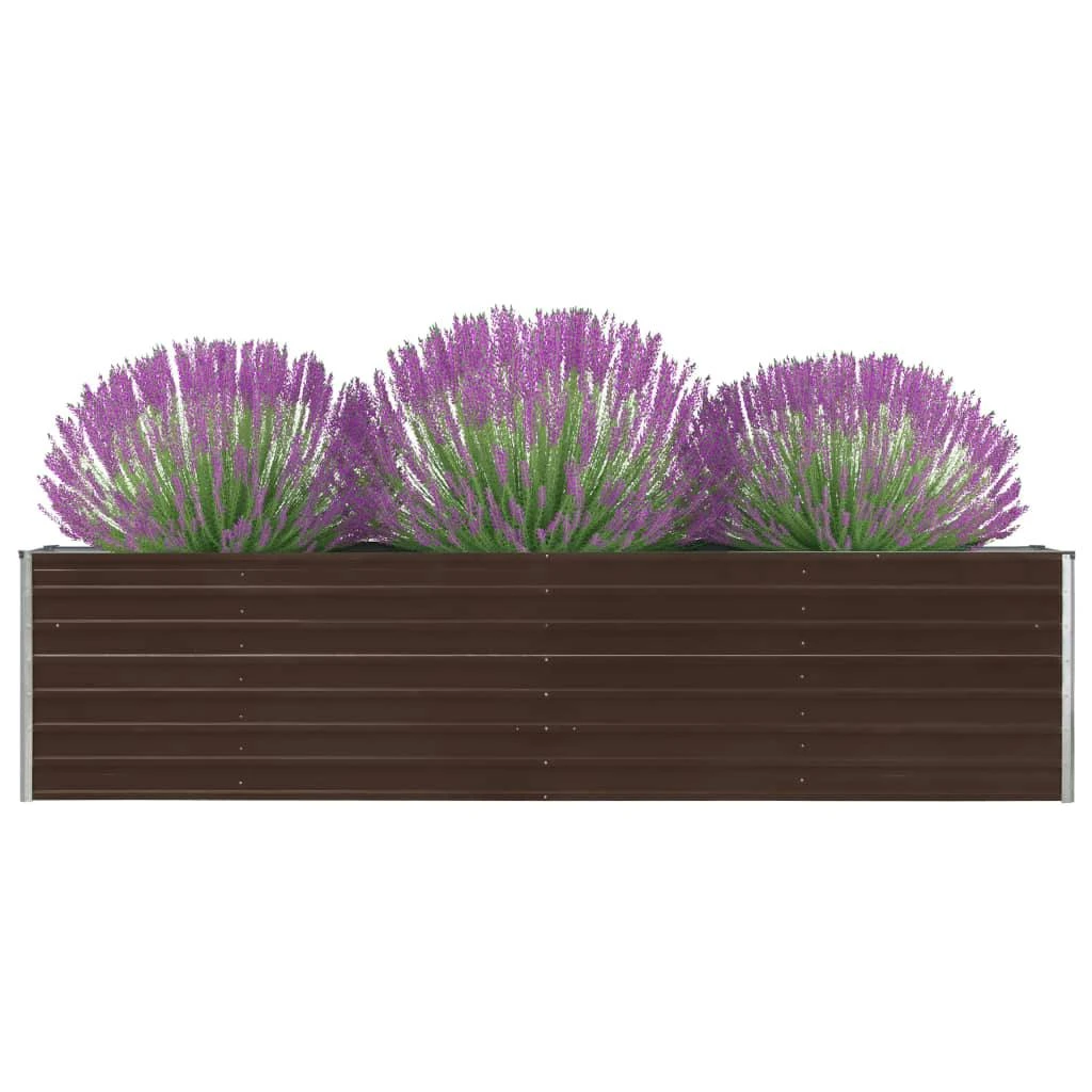 VidaXL Garten-Hochbeet Anthrazit 100 X 40 X 77 Cm Verzinkter Stahl 9 VidaXL Garten-Hochbeet Anthrazit 100 X 40 X 77 Cm Verzinkter Stahl – Bild 7