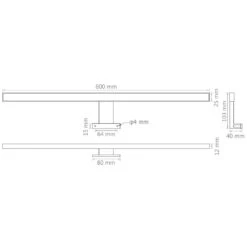 VidaXL Spiegelleuchte 4 Stk. 8 W Kaltweiß -VidaXL 67a63232 b775 4c40 a662 a31b3b2ab9bc