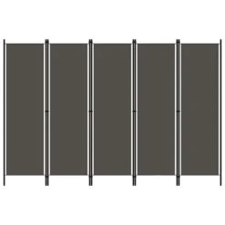 VidaXL 5-tlg. Raumteiler Anthrazit 200 X 180 Cm -VidaXL 6a83c90c 5928 46e4 a502 1b245b1b3607