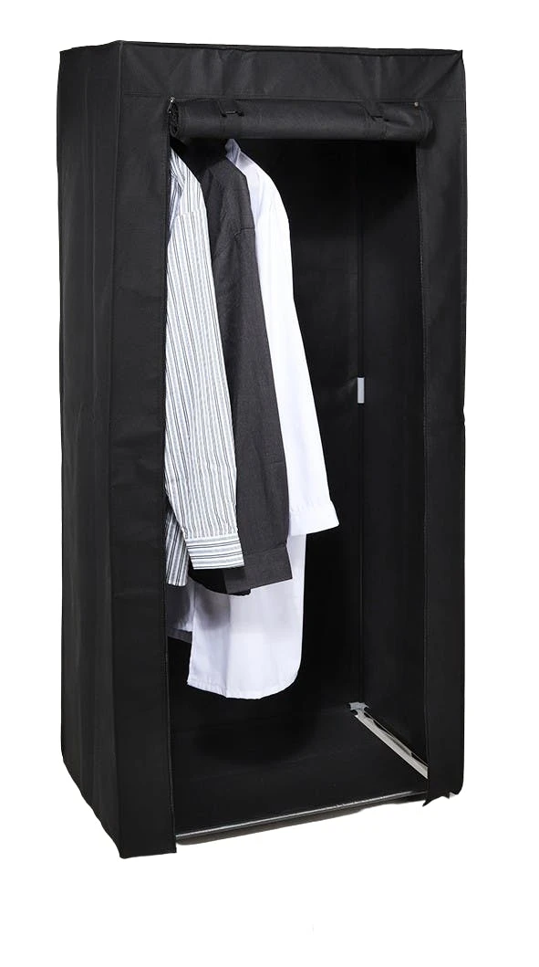 VidaXL Kleiderschrank Grau 173 X 40 X 170 Cm Stoff 9 VidaXL Kleiderschrank Grau 173 X 40 X 170 Cm Stoff – Bild 7