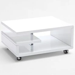 VidaXL Couchtisch Mit Ablageboden MDF Weiß -VidaXL 7196380d 837a 4337 9afe c456fd30c6ef