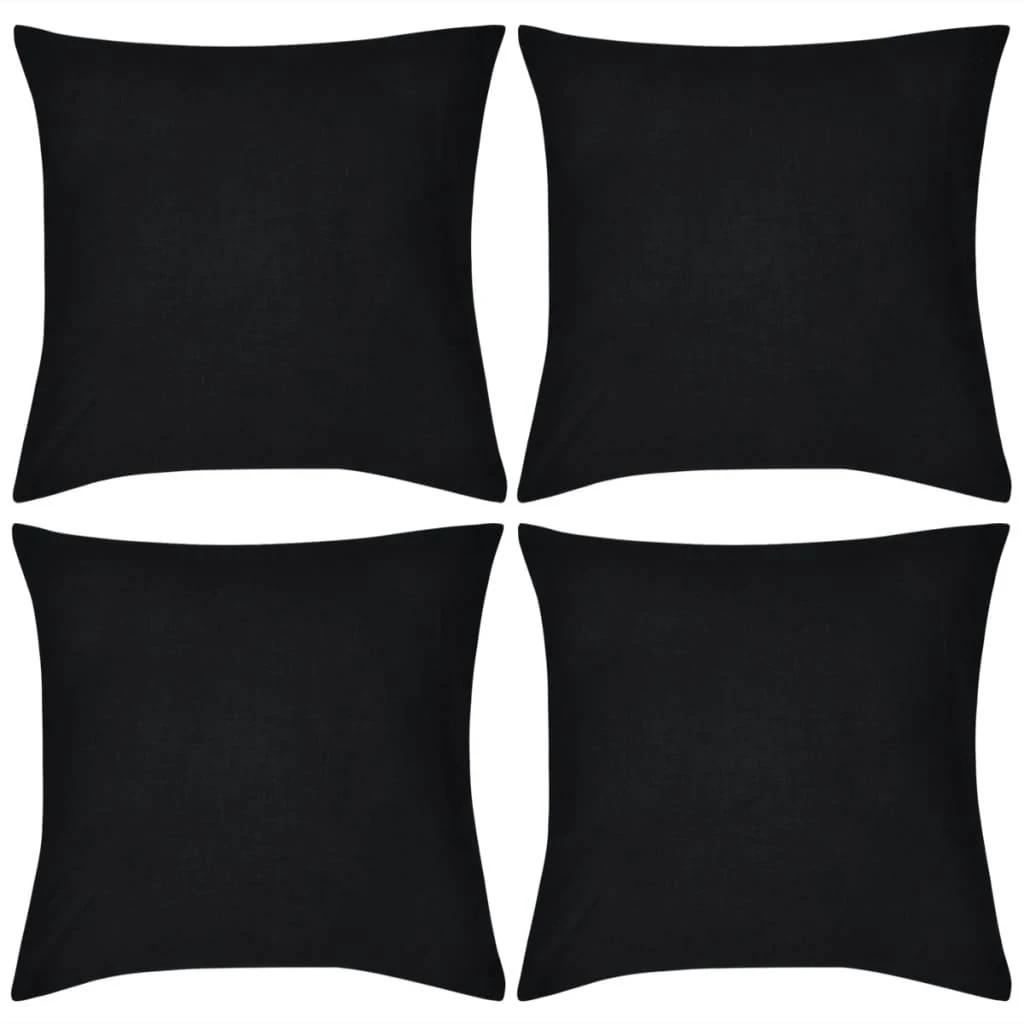 VIDAXL 4 Rosa Kissenbezüge Baumwolle 80 X 80 Cm 7 VIDAXL 4 Rosa Kissenbezüge Baumwolle 80 X 80 Cm – Bild 5