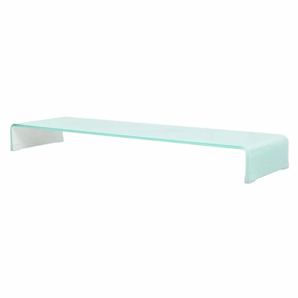 VidaXL TV-Tisch/Bildschirmerhöhung Glas Weiß 70x30x13 Cm 9 VidaXL TV-Tisch/Bildschirmerhöhung Glas Weiß 70x30x13 Cm – Bild 7