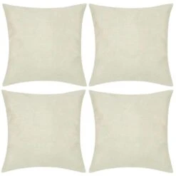 VIDAXL 4 Kissenbezüge Anthrazit Leinenoptik 80 X 80 Cm -VidaXL 7603018d 53c1 4480 93bf 0172d1ea9300 2