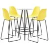 VidaXL 5-tlg. Bar-Set Kunststoff Gelb -VidaXL 7775ad96 2cf1 4ba6 985e 6752f6d22d37