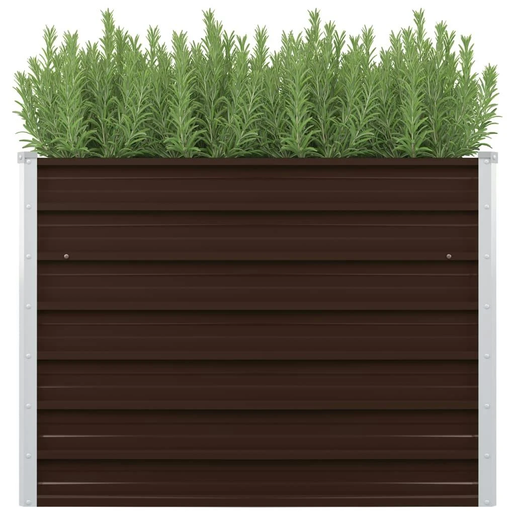 VidaXL Garten-Hochbeet Anthrazit 100 X 40 X 77 Cm Verzinkter Stahl 7 VidaXL Garten-Hochbeet Anthrazit 100 X 40 X 77 Cm Verzinkter Stahl – Bild 5