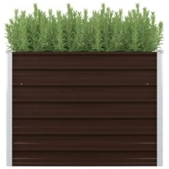 VidaXL Garten-Hochbeet Braun 160 X 40 X 77 Cm Verzinkter Stahl -VidaXL 77940308 7f4a 43da 994c 08bfbe972942