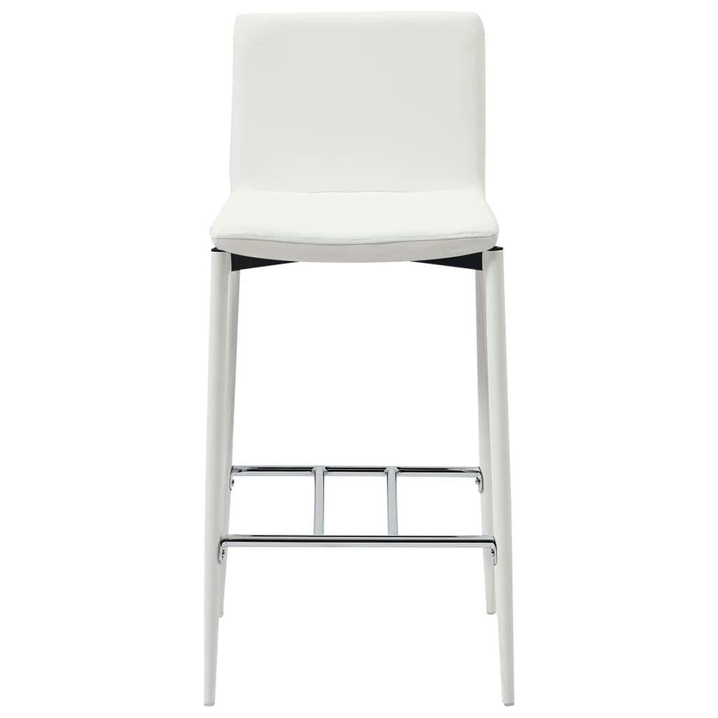 VidaXL 5-tlg. Bar-Set Kunstleder Weiß 9 VidaXL 5-tlg. Bar-Set Kunstleder Weiß – Bild 7