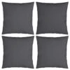 VidaXL Sofakissen 4 Stk. Anthrazit 40x40 Cm Stoff -VidaXL 7be0de72 f96e 44ac b7ca 0e43a95f3034
