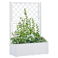 VidaXL Garten-Hochbeet Mit Spalier Und Selbstbewässerungssystem Mokka -VidaXL 7c2d3ed9 8317 47cc 843d 0b6d82ef6357