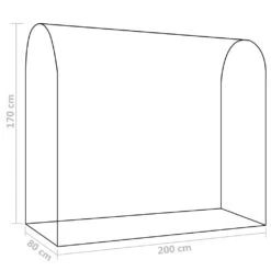 VidaXL Gewächshaus Mit Reißverschluss-Tür 200 X 80 X 170 Cm -VidaXL 7c6f2d26 fa2e 4342 a7ca 846060387d42