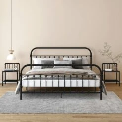 VidaXL Nachttische 2 Stk. Grau Und Schwarz Metall Und Glas 13 VidaXL Nachttische 2 Stk. Grau Und Schwarz Metall Und Glas -VidaXL 7e44bb21 af80 4ca8 a28a 6785967b7203