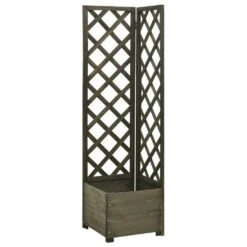 VidaXL Garten-Hochbeet Mit Spalier Und Selbstbewässerungssystem Mokka -VidaXL 7fd03ad1 99f9 43a9 b3a7 cd88438aa6b3 1