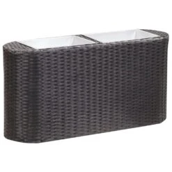 VidaXL Garten-Hochbeet 30 X 30 X 80 Cm Poly Rattan Schwarz -VidaXL 7fece4c3 ffdf 47a5 a11b 7ceadf3a81c1
