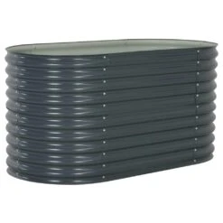 VidaXL Garten-Hochbeet Verzinkter Stahl 129x129x77 Cm Grau -VidaXL 83af610e 634e 48cb 8b67 8e0fdaa7998c 1