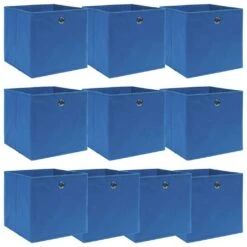 VidaXL Aufbewahrungsboxen 10 Stk. Weiß 32×32×32 Cm Stoff -VidaXL 85bc9456 4fab 42d7 9cb3 cec7cf0b9219 2