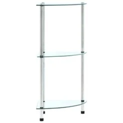 VidaXL Regal Mit 4 Ablagen Transparent 30x30x100 Cm Hartglas 12 VidaXL Regal Mit 4 Ablagen Transparent 30x30x100 Cm Hartglas -VidaXL 8a47e594 9a54 4bdf 9b03 a57dcafa3194
