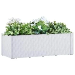 VidaXL Garten-Hochbeet Mit Selbstbewässerungssystem Mokka 100x43x33 Cm -VidaXL 8f995bb5 4c17 47bf be41 dbb721166d25