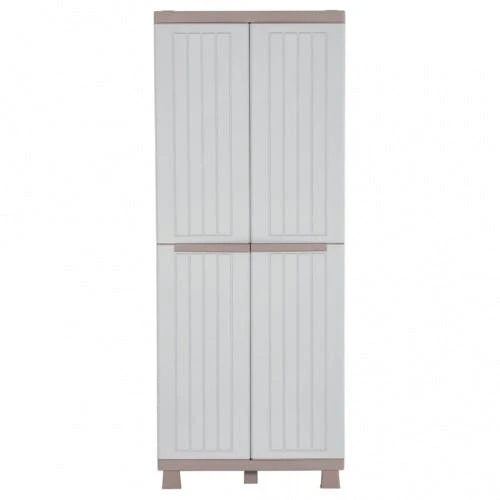 Lagerschrank Mit 2 Türen V6 | VidaXL : Farbe - Hellgrau Und Beige 5 Lagerschrank Mit 2 Türen V6 | VidaXL : Farbe - Hellgrau Und Beige – Bild 3