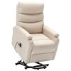 VidaXL Sessel Mit Aufstehhilfe Creme Stoff -VidaXL 90227e29 2a56 48b2 b65a f0e50da0f235