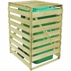 VidaXL Mülltonnenbox Für 1 Tonne 240 L Imprägniertes Holz 14 VidaXL Mülltonnenbox Für 1 Tonne 240 L Imprägniertes Holz -VidaXL 96941ad7 ed36 499e 8941 1577fe4ddd1c