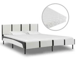 VidaXL Bett Mit Matratze Grau Kunstleder 180 X 200 Cm 13 VidaXL Bett Mit Matratze Grau Kunstleder 180 X 200 Cm -VidaXL 99bb1280 d8bf 4dfd 911e dd51836a2b57