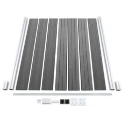 VidaXL Zaunelement Set WPC : Farbe - Grau, Größe - 526 X 146 Cm 15 VidaXL Zaunelement Set WPC : Farbe - Grau, Größe - 526 X 146 Cm -VidaXL 9c44d010 3b57 47f7 993b d106de95e59f
