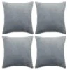 VidaXL Kissenbezüge 4 Stk. Stoff 40x40 Cm Grau -VidaXL 9d9e8b06 d7ff 4edf b83d 62a1556023ac 2