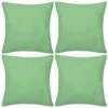 VIDAXL 4 Apfelgrüne Kissenbezüge Baumwolle 40 X 40 Cm 2 VIDAXL 4 Apfelgrüne Kissenbezüge Baumwolle 40 X 40 Cm -VidaXL 9f4bc22b 9fd2 4e7d 9773 08607248e13e 5