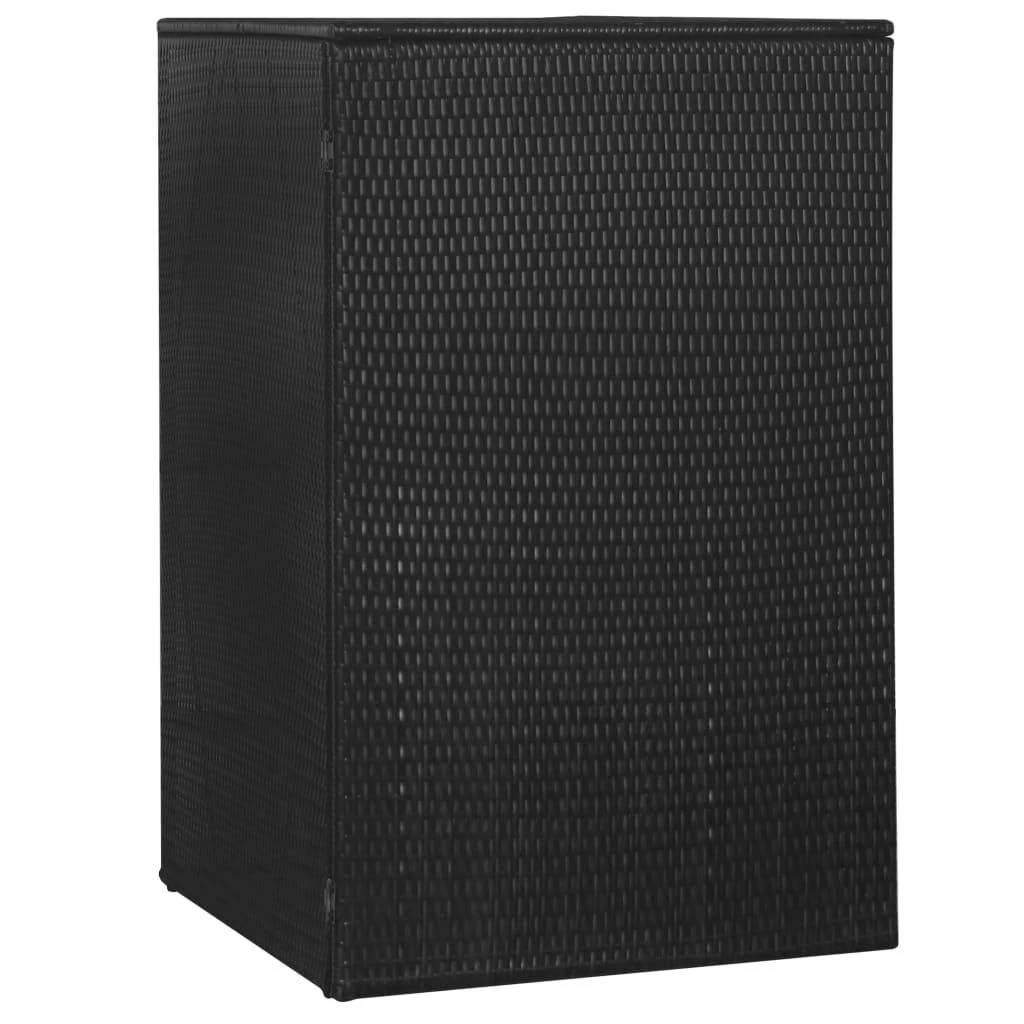 VidaXL Mülltonnenbox Für 1 Tonne Anthrazit 76x78x120 Cm Poly Rattan 4 VidaXL Mülltonnenbox Für 1 Tonne Anthrazit 76x78x120 Cm Poly Rattan – Bild 2