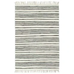 VidaXL Handgewebter Chindi-Teppich Baumwolle 160x230cm Anthrazit Weiß -VidaXL a3e79f2f e155 476f 9b96 d655abd35563 1