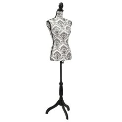VIDAXL Damenbüste Schneiderpuppe Büste Torso Mannequin Baumwolle Weiß Rose -VidaXL a3fd675a d403 4de2 aea1 60288e90fdcb
