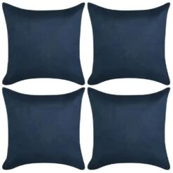 VidaXL Kissenbezüge 4 Stk. 80x80 Cm Polyester Wildleder-Optik Braun -VidaXL a5144a12 d60b 4a10 a56d 51db82fff032 1