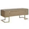 VidaXL Bank Mit Staufach 105 Cm Beige Samt -VidaXL a62df663 d292 4bd1 9067 40abbe8d7866