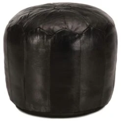 VidaXL Pouf Schwarz 60 X 30 Cm Echtes Ziegenleder -VidaXL a8aaa852 ac1b 464f bf84 a5504aafbe8e 1