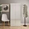 VidaXL Schuhschrank Hochglanz-Weiß 80×35,5×180 Cm Spanplatte -VidaXL a99839a1 234d 4e7c 85a1 ef3550713b5b