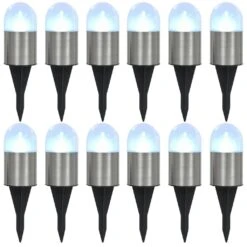 VidaXL LED Bodeneinbauleuchten 12 Stk 100x100x68 Mm -VidaXL ad75b959 febe 4033 922e d87af3b29b97 2