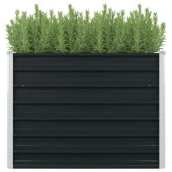 VidaXL Garten-Hochbeet Anthrazit 100 X 40 X 77 Cm Verzinkter Stahl 12 VidaXL Garten-Hochbeet Anthrazit 100 X 40 X 77 Cm Verzinkter Stahl -VidaXL b088d0dc b6e1 46b6 9be7 d1355801c372 1