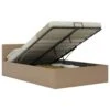 VidaXL Stauraumbett Hydraulisch Cappuccino-Braun Kunstleder 140×200 Cm -VidaXL b16a27a8 81b6 4042 bd2f 08cbf3b960f1 1
