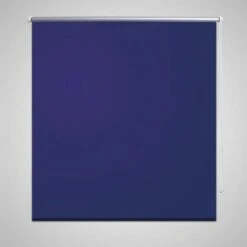 VIDAXL Verdunkelungsrollo Verdunklungsrollo 80 X 175 Cm Blau