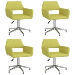 VidaXL Esszimmerstühle Drehbar 4 Stk. Grün Stoff 11 VidaXL Esszimmerstühle Drehbar 4 Stk. Grün Stoff -VidaXL b3ecb01c b381 4182 9c25 857e02c4b274