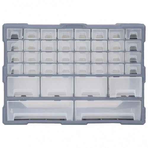 Multi-Schubladen-Organizer 1 | VidaXL : Farbe - Grau 9 Multi-Schubladen-Organizer 1 | VidaXL : Farbe - Grau – Bild 7